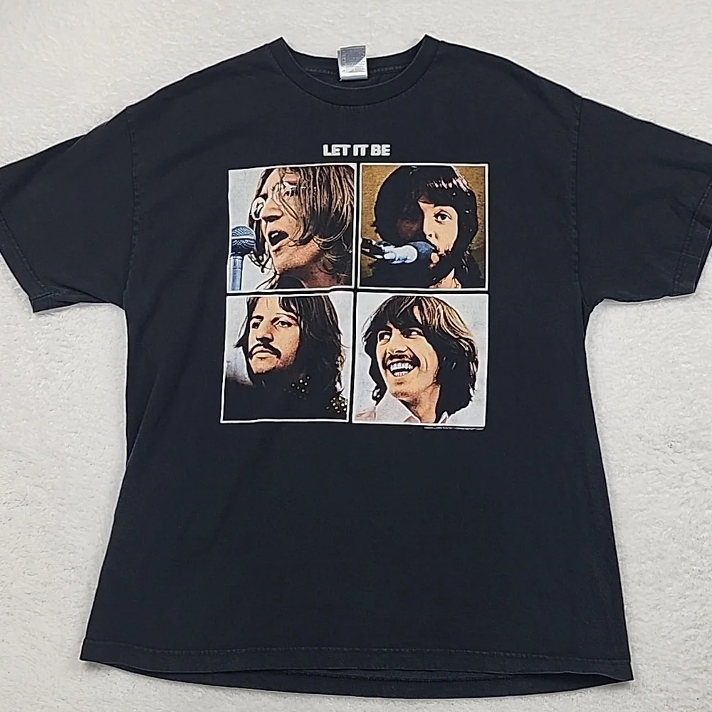 Vintage The Beatles Let It Be Short Sleeve Tee